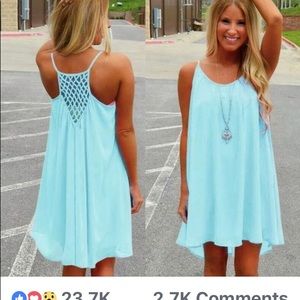Dress can be worn over swimsuit gorgeous color